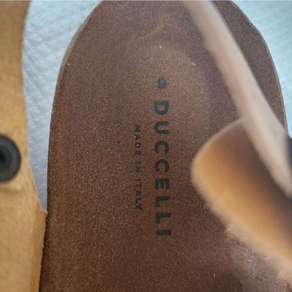 DUCCELLI Made in Italy Bank Siena leather comfort lagenlook buckle Sandals main image 5